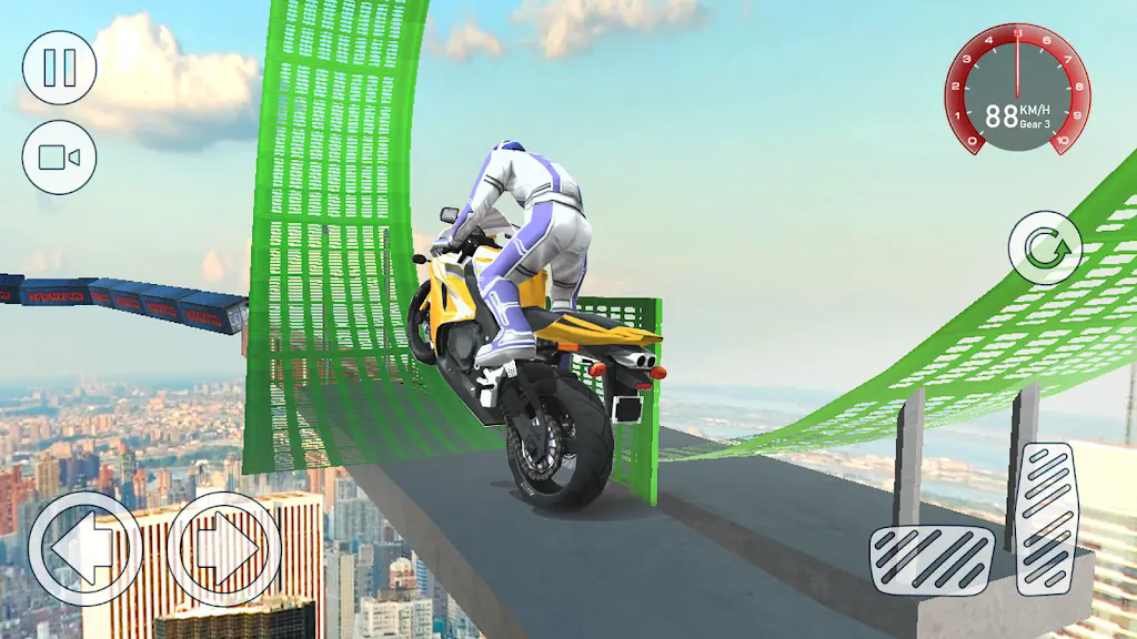 摩托车特技3d截图1