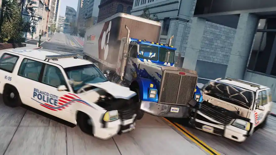 车祸模拟