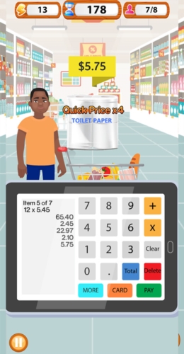 超市收银员模拟器