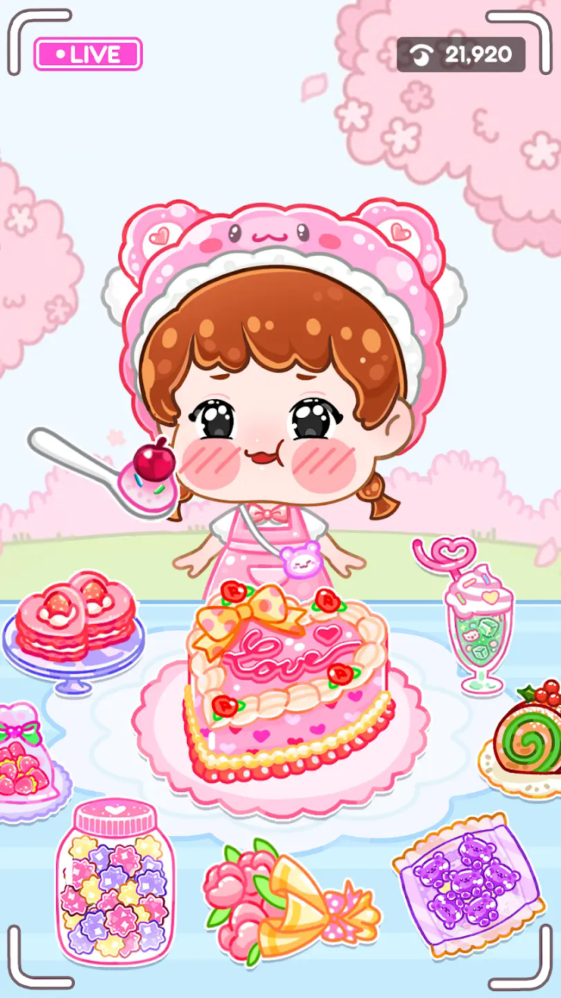 asmr女孩直播吃播截图5