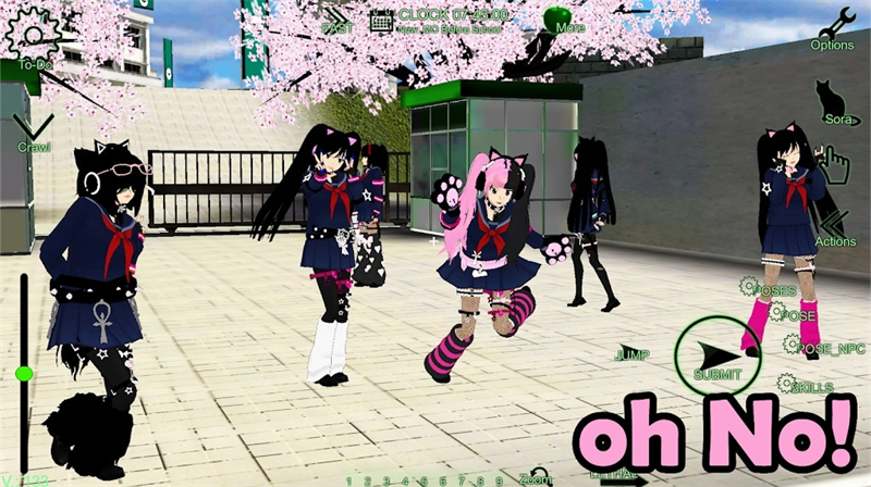 樱花校园女生监督会汉化版截图5