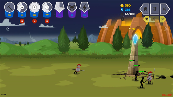 火柴人战争遗产3国际版功能菜单截图2