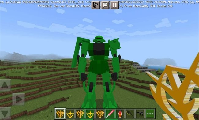 我的世界高达MOD手机版截图2