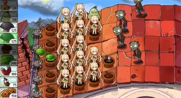 植物娘大战僵尸官方版