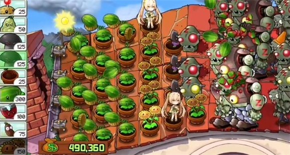 植物娘大战僵尸官方版