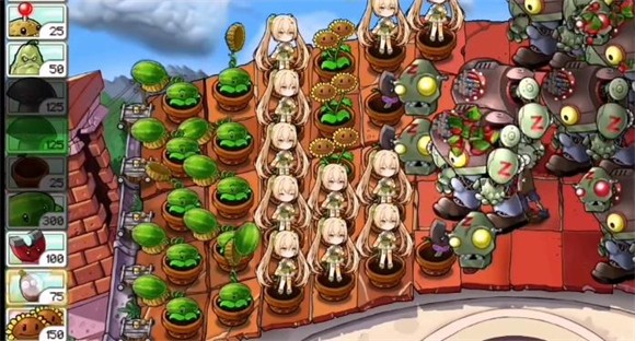 植物娘大战僵尸官方版