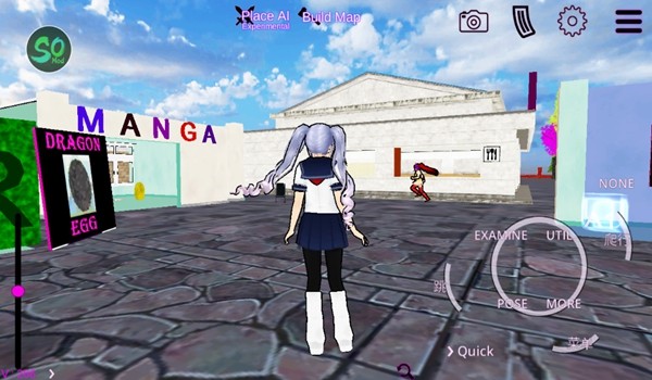 校园女生AI模拟器中文版截图1