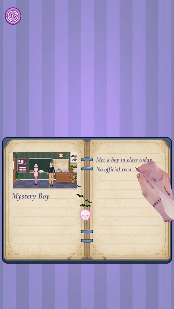 魔法日记纸上装扮