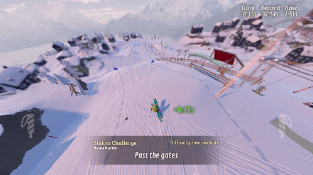 雪山滑雪大冒险2全解锁版中文版截图3