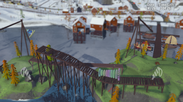 雪山滑雪大冒险2全解锁版中文版截图2