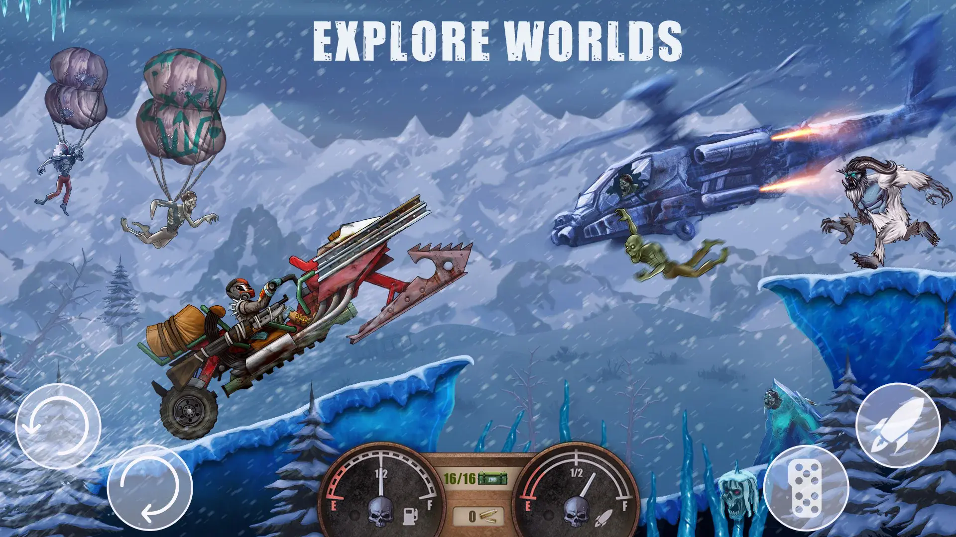 死亡山赛车僵尸攀爬截图4