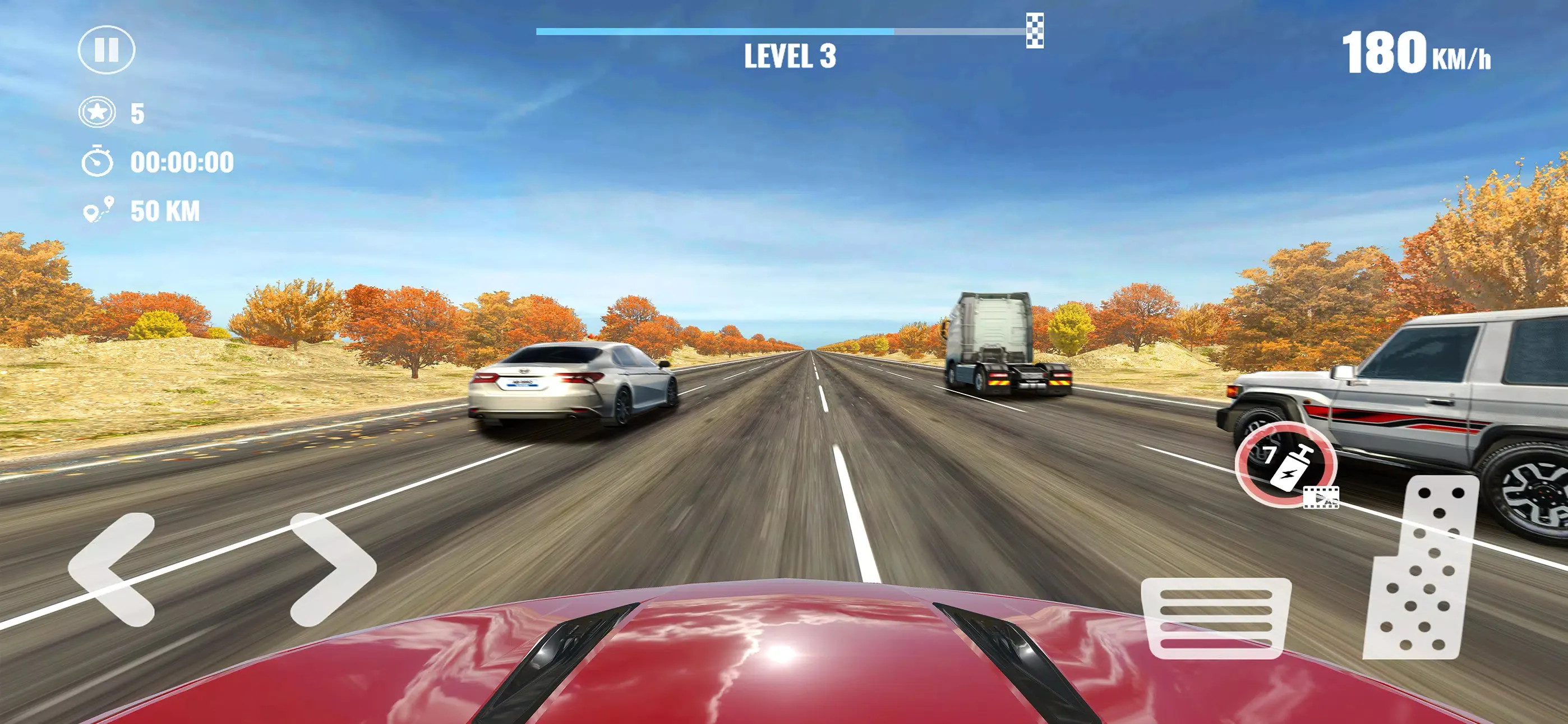 公路赛车交通速度