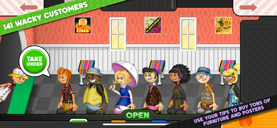 老爹炸鸡汉堡店原版截图1