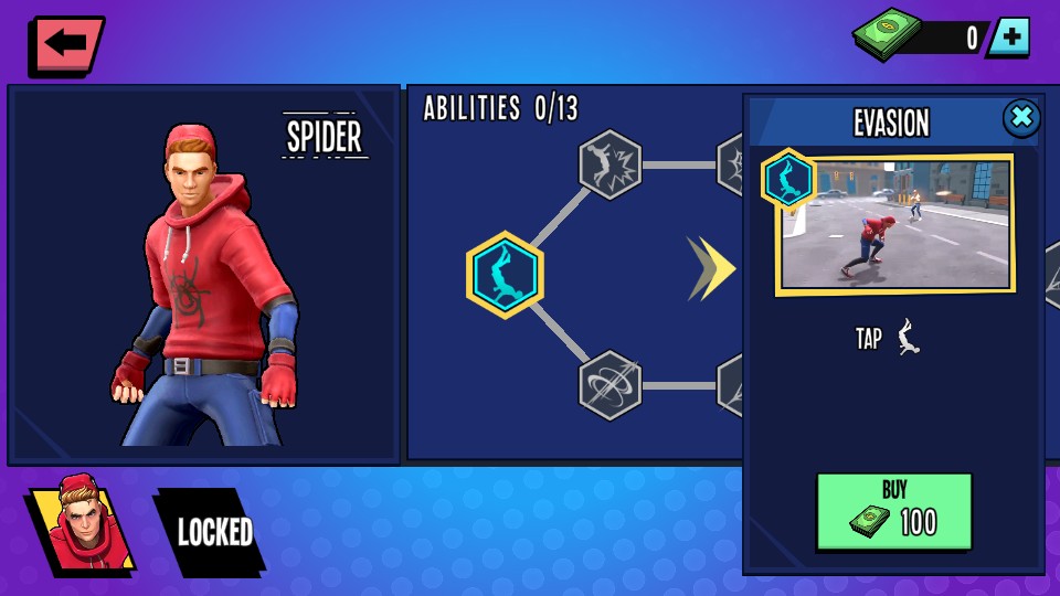 蜘蛛侠2内置菜单版(Hero Fighter 2)