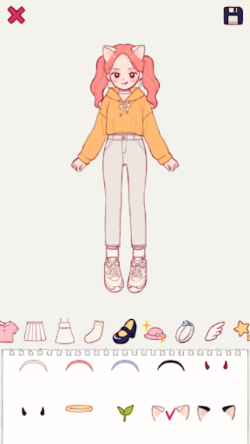 铅笔少女换装无广告版截图1