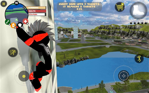 火柴人绳索英雄旧版本汉化版截图3