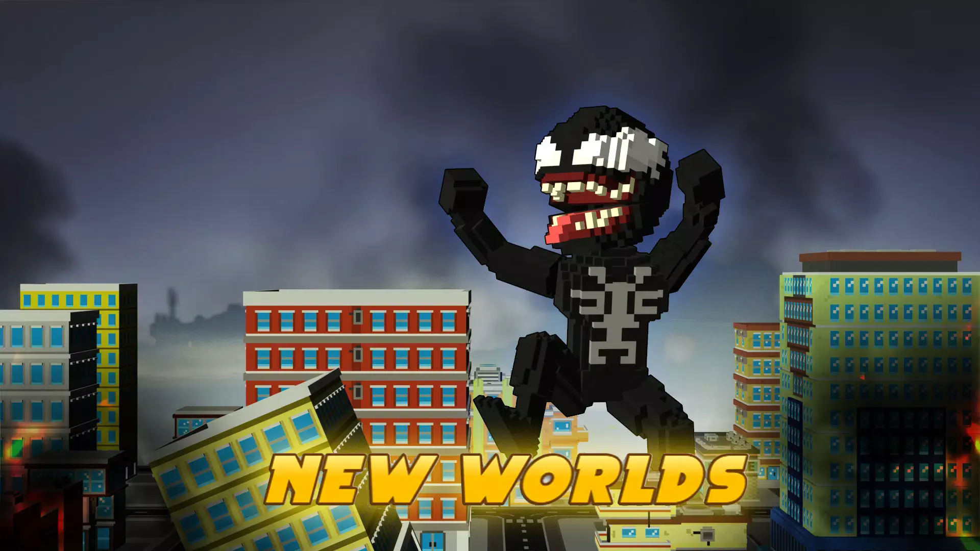 毒液蜘蛛侠像素城市截图4