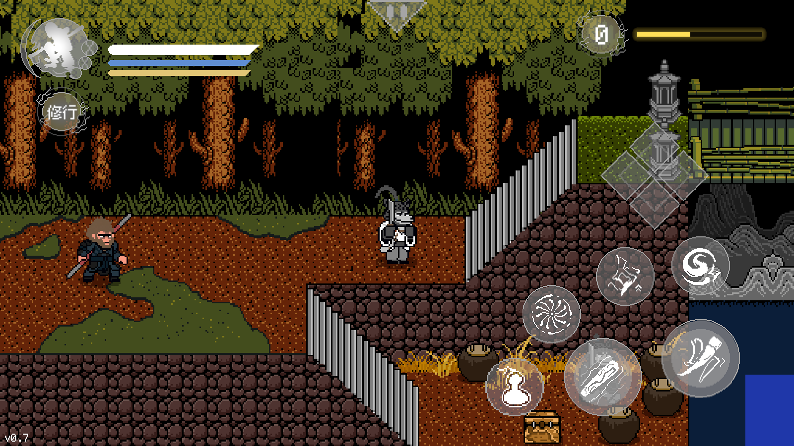 黑神话像素版0.7版本内置菜单截图2