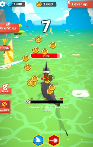 贪吃大白鲨V4.0截图2