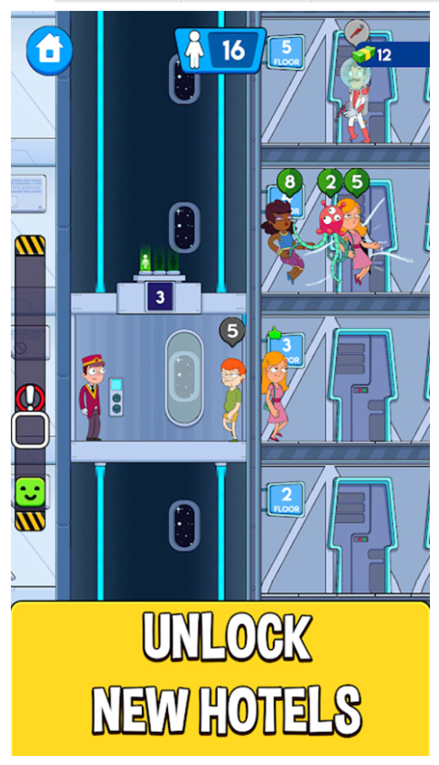酒店电梯模拟器游戏安卓版截图1