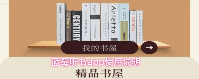 蓝莓听书app使用说明