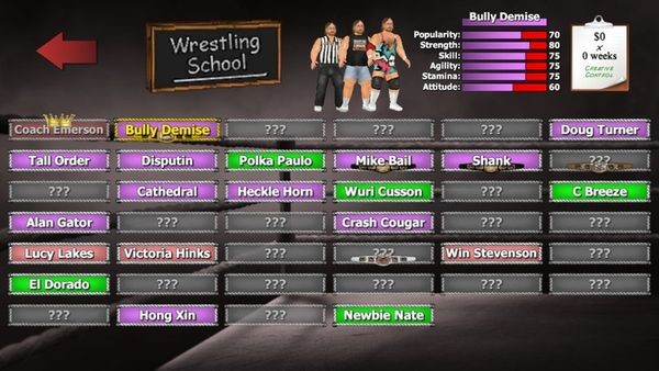 摔跤帝国游戏玩法2