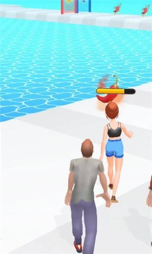 冰火女孩(hot run 3d)小游戏截图3