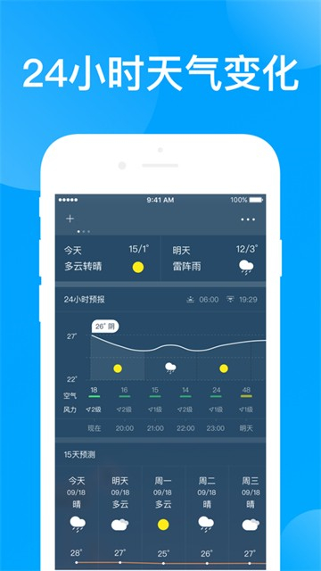 指尖天气app截图2