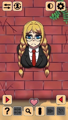 卡在墙上的女孩2