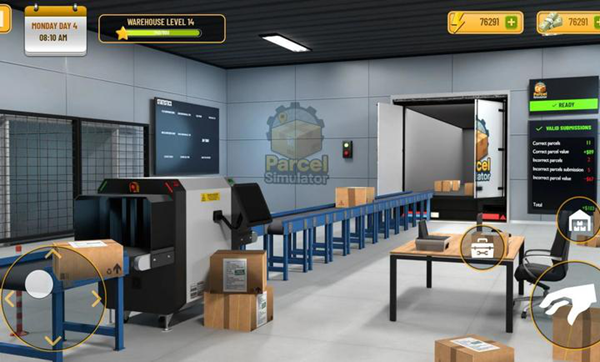 包裹递送模拟器3D内置菜单截图1