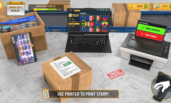 包裹递送模拟器3D内置菜单截图3