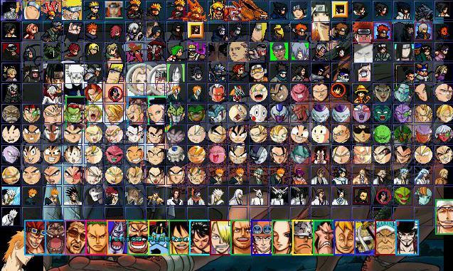 mugen动漫大乱斗1500动漫人物版截图3