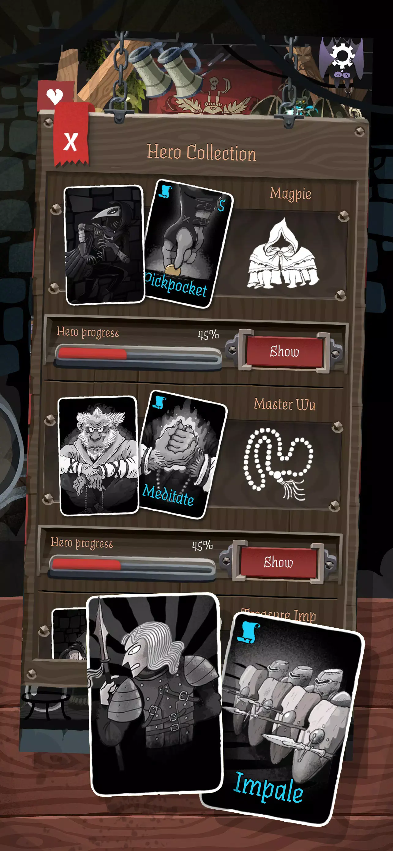 卡牌爬行者2截图1