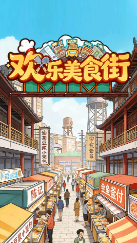 欢乐美食街赚钱版截图2