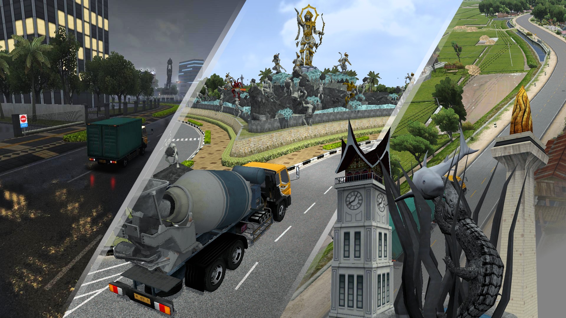 印尼卡车模拟器国产车辆模组