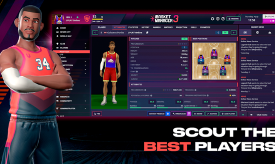 掌上篮球经理3截图3